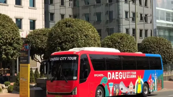 Billete de un día para el bus turístico de Daegu con paradas libres