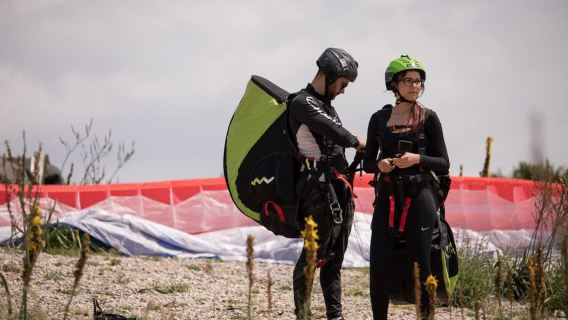 Becici Beach: Tandem Paragliding Flight in Budva Riviera