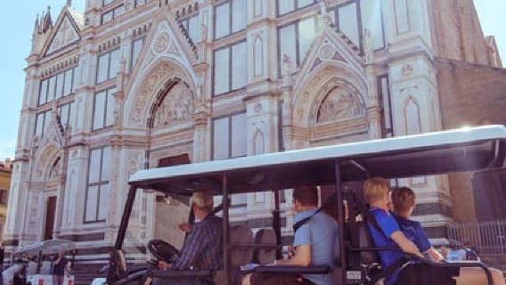 Florenz: 60-minütige umweltfreundliche Stadtrundfahrt mit dem Golfwagen