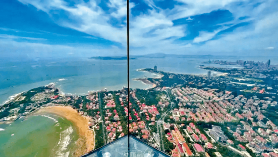 Qingdao city one-day private tour: Badaguan/Daxue Road/Shanghai Sky/ Taidong Pedestrian Street