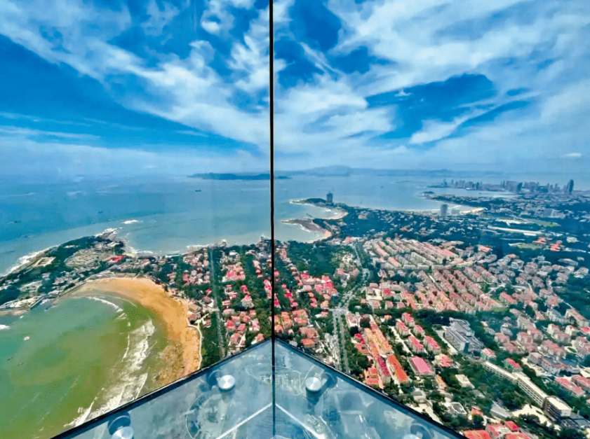 Qingdao city one-day private tour: Badaguan/Daxue Road/Shanghai Sky/ Taidong Pedestrian Street