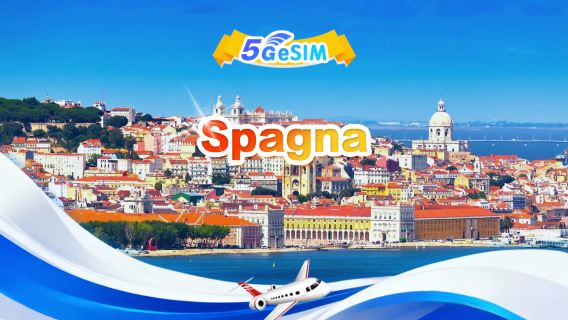 eSIM 4G/5G Spagna | Pacchetto giornaliero/Pacchetto totale | 1 GB/giorno - totale 30 GB | 1-30 giorni | Sistema attivo 24 ore su 24 | QR code