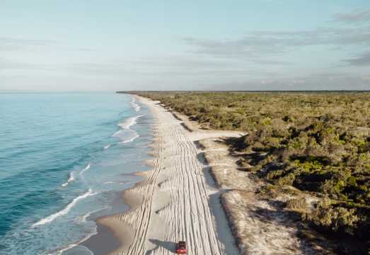 Brisbane Departure: Bribie Island + National Park + Tea-Colored Lagoon + 4WD Adventure Day Tour AUD 233.34