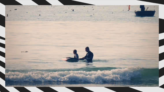 บทเรียนเซิร์ฟแบบส่วนตัวที่ดานัง / Private surf lesson Da Nang
