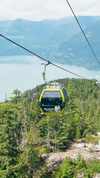 Canada: Sea to Sky Gondola, Shannon Falls Provincial Park and Whistler 1-day tour (English group) including service fee