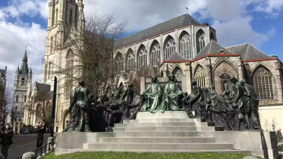 Lawatan Sehari Pergi-balik Brussels, Belgium ke Gent + Bruges | Tasik Cinta + Katedral Saint Bavo