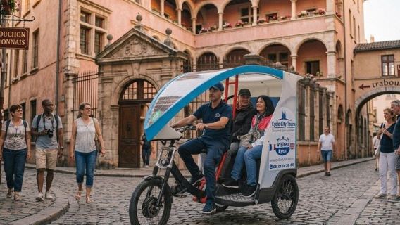 1 or 2-Hour Pedicab tour of Lyon