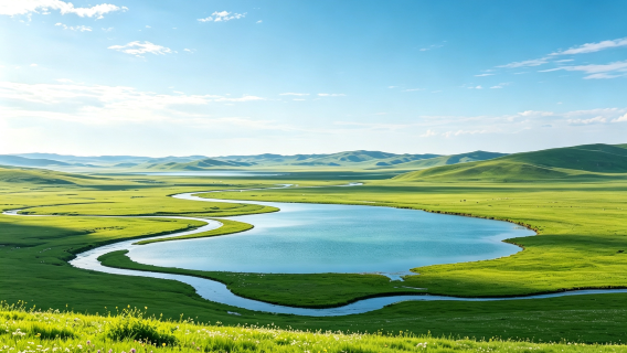 Padang Rumput Hulunbuir Mongolia Dalam: Sungai Morigele + Tasik Hoh Nuur | Boleh Disesuaikan Perjalanan Secara Bebas