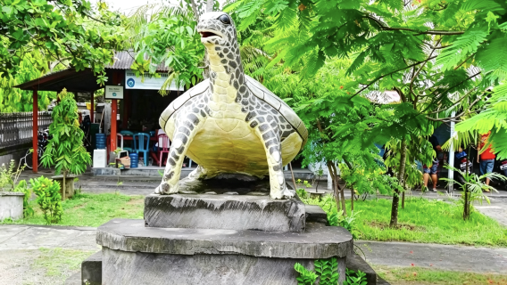 Bali privé familietour op zee: glasbodemboot in Tanjung Benoa + zeeschildpaddenbescherming + ontspanning op Pandawa Strand