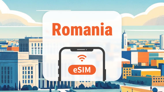 Romanya 5G eSIM | Çift Şebeke • Tüm AI & TikTok | 1–30 Gün | QR Kod