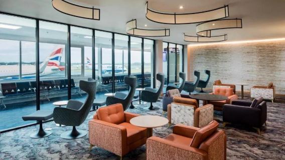 Newcastle International Airport NCL VIP lounge voucher|transfer/flight waiting/rest/dining buffet|business travel