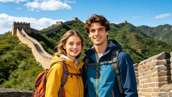 Jinshanling Great Wall + Simatai Night Tour + Cable Car + Gubei Water Town Day Trip & Bilingual (Chinese & English) Includes Admission