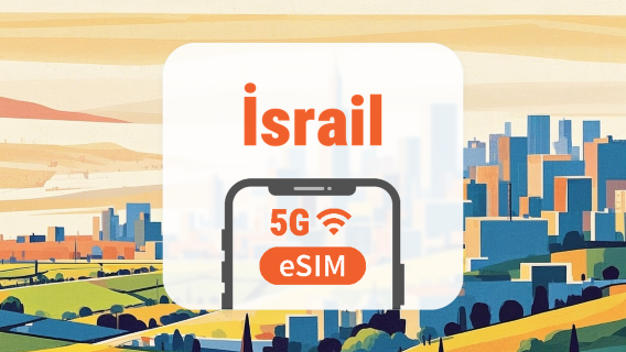 İsrail 5G eSIM | Çift Şebeke • Tüm AI & TikTok | 1–30 Gün | QR Kod