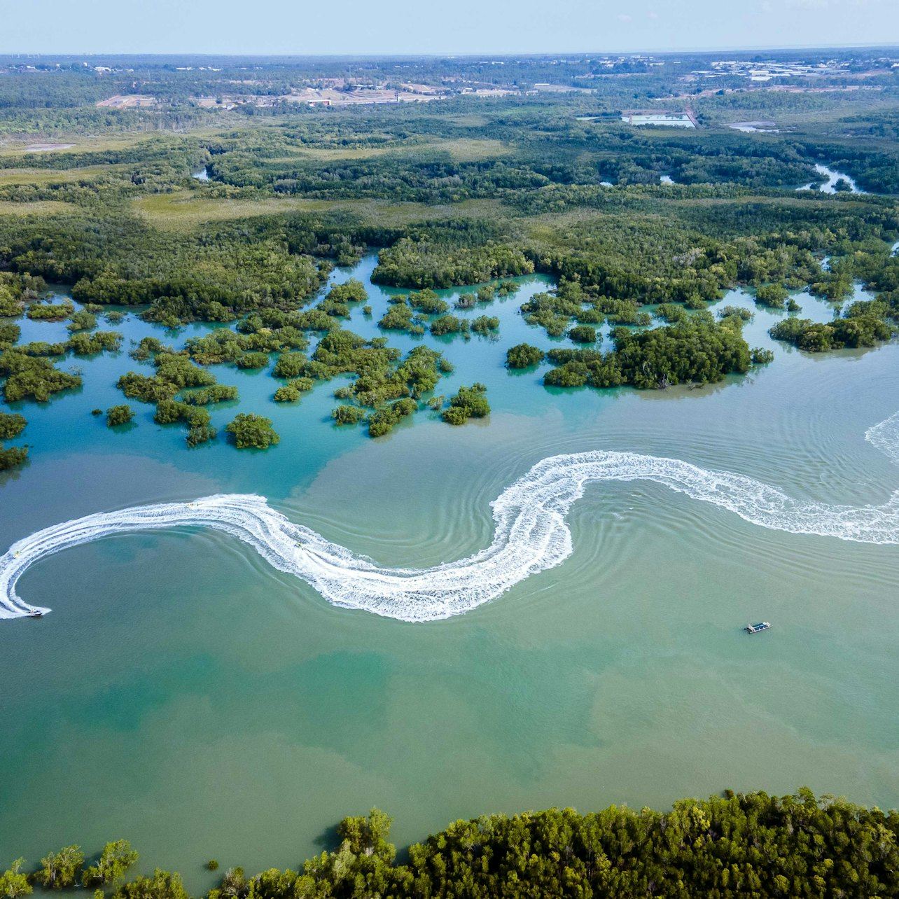金眼日落水上摩托車探險