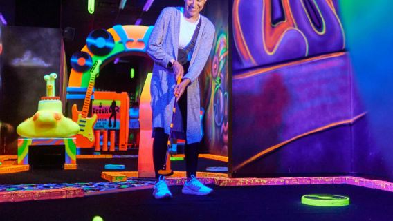 Rock of Ages Blacklight Mini Golf