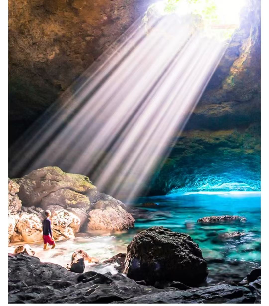 Visumvrij land Vanuatu + Blue Hole [Tanna Island] + Zwarte Magie Dorp naakte stam / Chinese gids