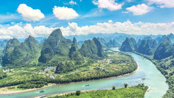 Yangshuo İlçesi şehir içi transfer aracı + Xianggong Dağı gün doğumu [Tek Kişilik Bilet]