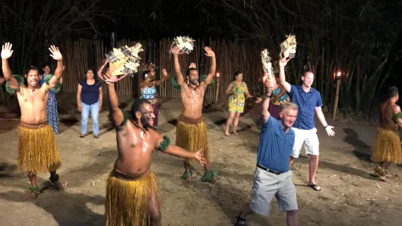 Fiji Culture Village Night: Experience Traditional Fijian Culture with Lovo Feast and Kava Welcome Ceremony
