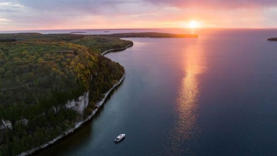 Bootstour durch die historische Cottage Row und die Strawberry Islands in Door County