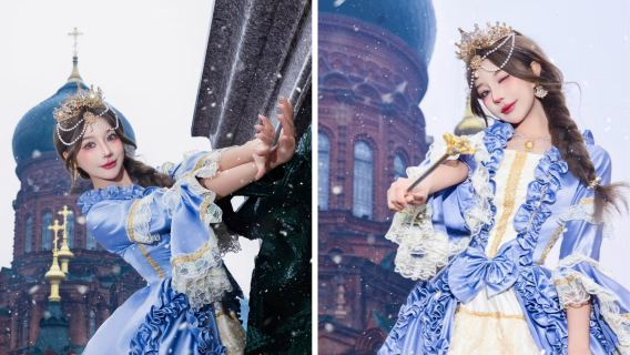 Harbin Trip Moments[Fotoshooting im russischen Hofstil (Kostümverleih + Fotografenbegleitung + aufwendiges Make-up/Frisur)]