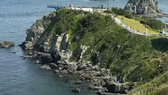 韓國釜山五六島海邊棧道+海雲台藍線公園一日遊/中文司導