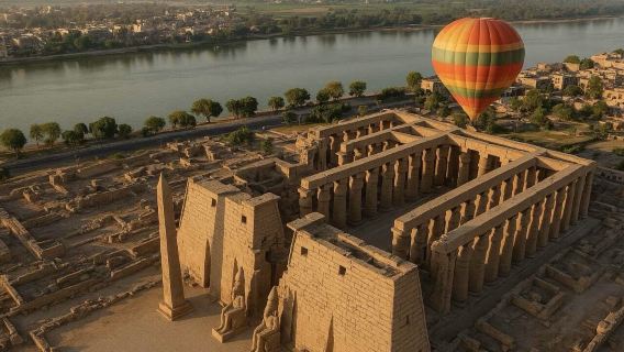 Luxor Temple + Karnak + Valley of the Kings + Medinet Habu half-day tour with multilingual guide