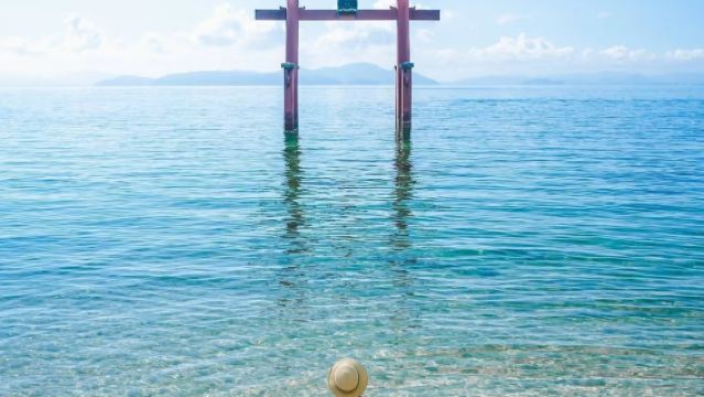 Lawatan Sehari ke Dek Pemerhatian Tasik Biwa, Kuasa Shinto Shirahige, Kuasa Terapung Ukimido, dan Rumah Jerami Omihachiman di Shiga, Jepun