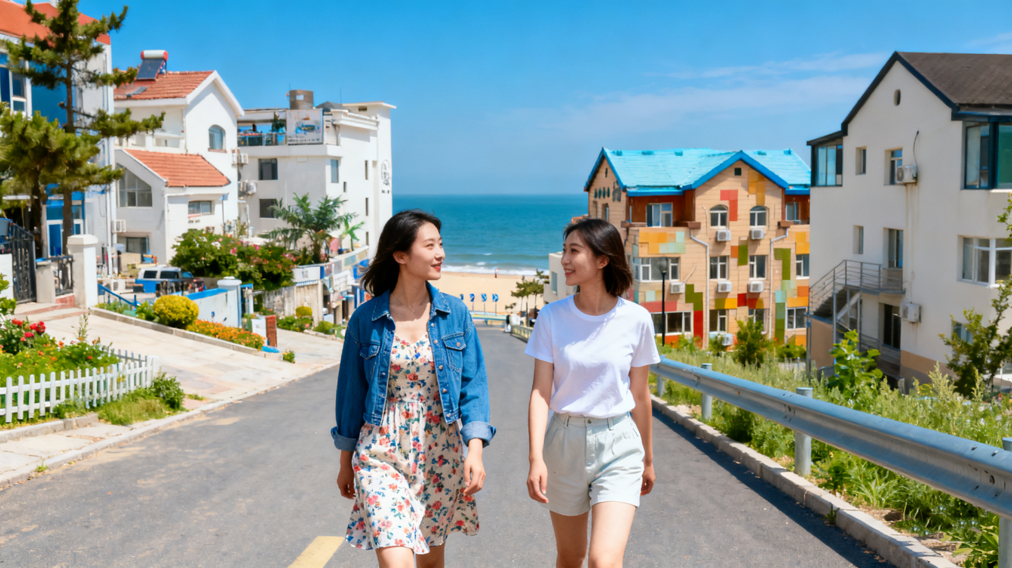 Weihai Torch 8th Street travel photography[Travel photography for parent-child photos, couples, best friends, children, and family travel photoshoots]