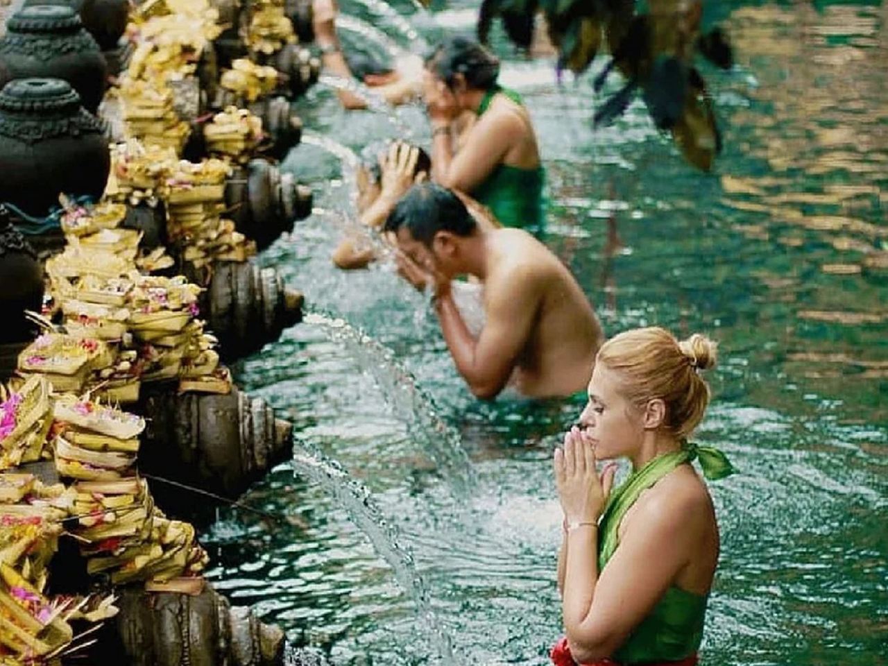 발리 우부드 탐험: 띠르따 사원+성원숭이 공원+계단식 논+우붓 왕궁&시장 당일 치기 여행