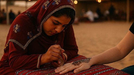 VIP-сафари по Красной дюне с шоу PickUp BBQ Shows — фото сокола по желанию