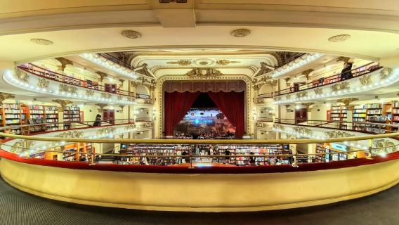 阿根廷布宜諾斯艾利斯五月廣場+哥倫布劇院+雅典人書店中文包車