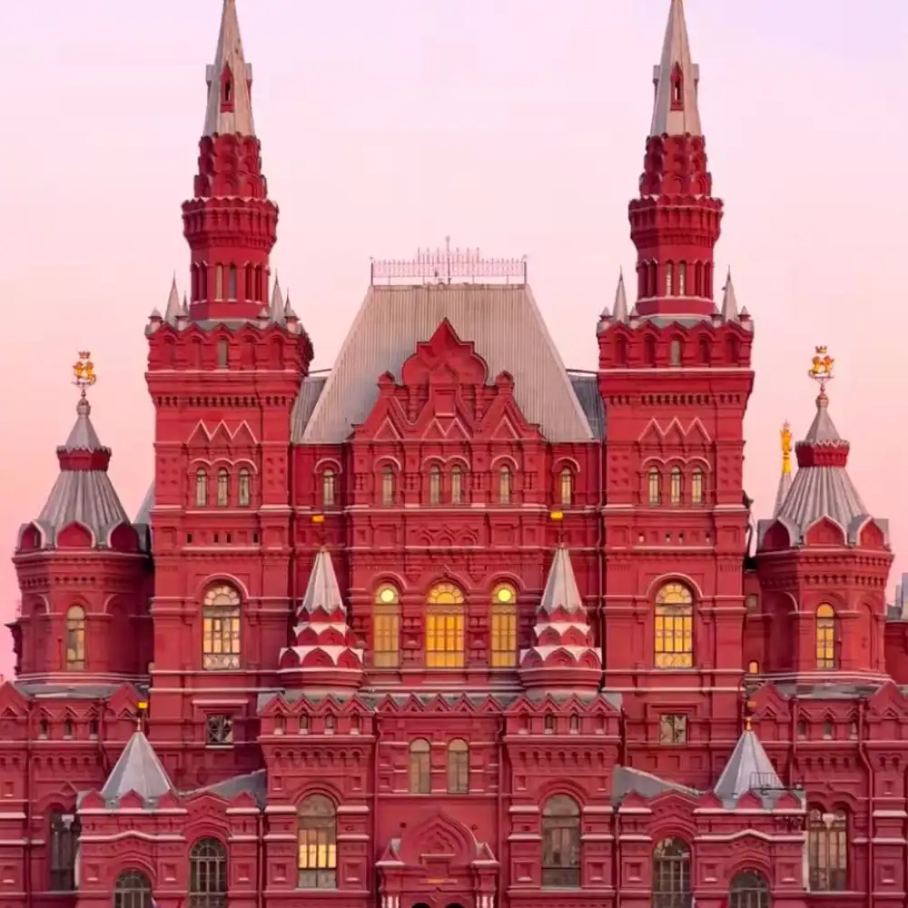 ロシア 記念 建築 5枚セット 赤の広場 クレムリン宮殿 聖ワシリイ大聖堂 ロシア・モスクワ市内 赤の広場、クレムリン、レーニン廟 貸切