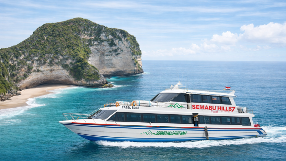 Nusa Penida boat ticket [Nusa Penida one-way boat ticket, Nusa Penida round-trip boat ticket] Semabu Hills Fastboat - Fast direct service · Safe and worry-free · Flexible arrangements
