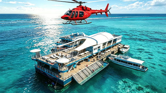 [รับงานด่วน | รวมอาหารกลางวันและดำน้ำตื้น] ทัวร์ 1 วันด้วยเรือแคนส์ดรีมรีฟไปยังเกรตแบร์ริเออร์รีฟ