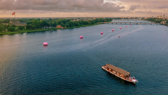 Enjoy Afternoon Tea and Listen to Hue's Stories on Perfume River with Moon River Cruises