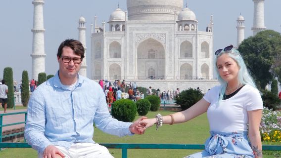 From Agra: Skip-the-Line Taj Mahal Sunrise & Agra Fort Guided Tour
