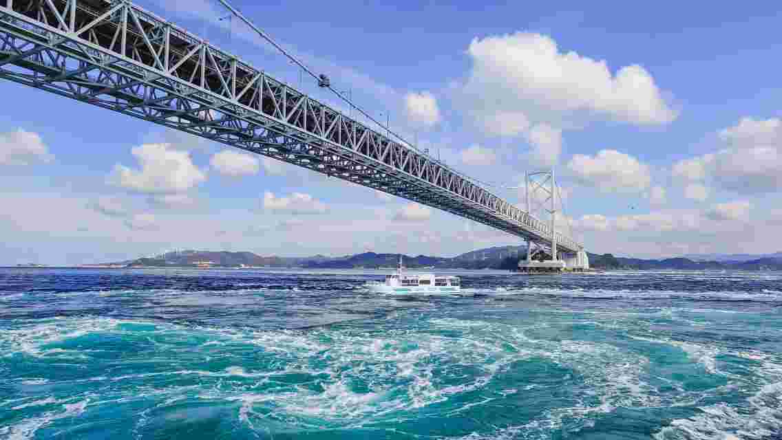 Naruto Uzushio + Ohnaromon Bridge + Awa Odori Hall one-day tour in Tokushima Prefecture, Japan