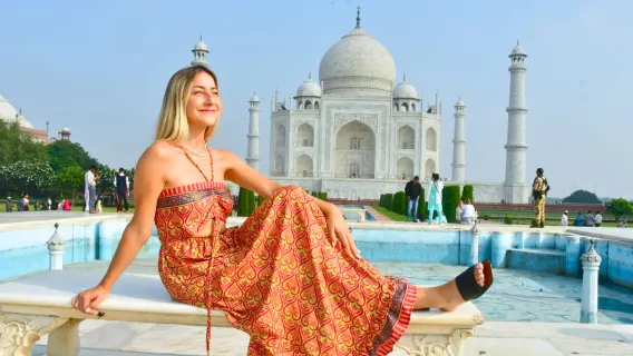Da Delhi: escursione privata di un giorno al Taj Mahal e ad Agra con trasferimenti