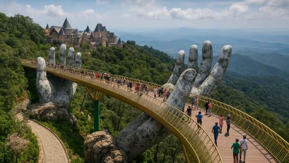 Traslado en coche alquilado a Ba Na Hills | Traslado directo de Da Nang a Ba Na Hills en coche privado
