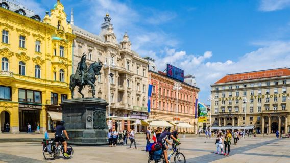 Ban Jelacic Square + Zrinjevac + Saint Mark's Church day tour