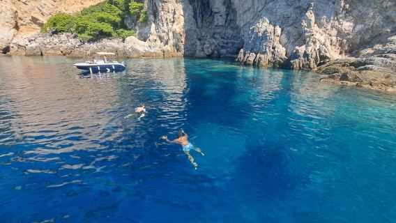 Grotta Azzurra-Grotte Verdi-Spiaggia sabbiosa di Lopud - tour con bevanda