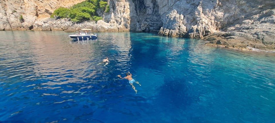 Grotta Azzurra-Grotte Verdi-Spiaggia sabbiosa di Lopud - tour con bevanda