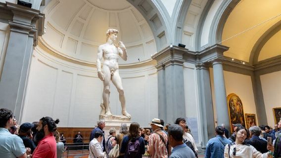 บัตรเข้าชมแบบไม่ต้องต่อคิวสำหรับผลงานของเดวิดจากหอศิลป์ Accademia