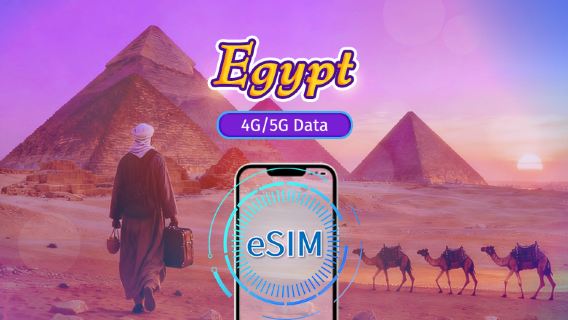 Egypt|4G/5G eSIM|Daily use plan/data plan|24-hour billing|1–30 days|QR code