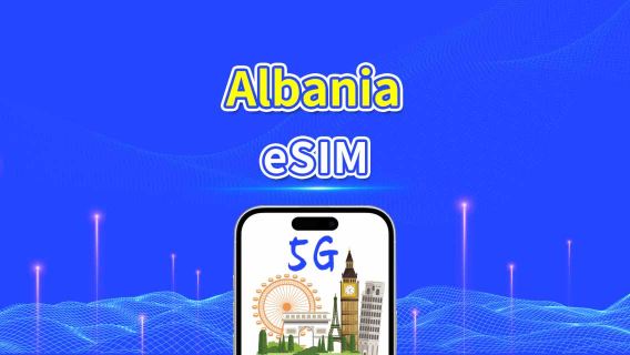 Albania eSIM | 4G | High-speed data | 24 hours | 1-30 days | QR code