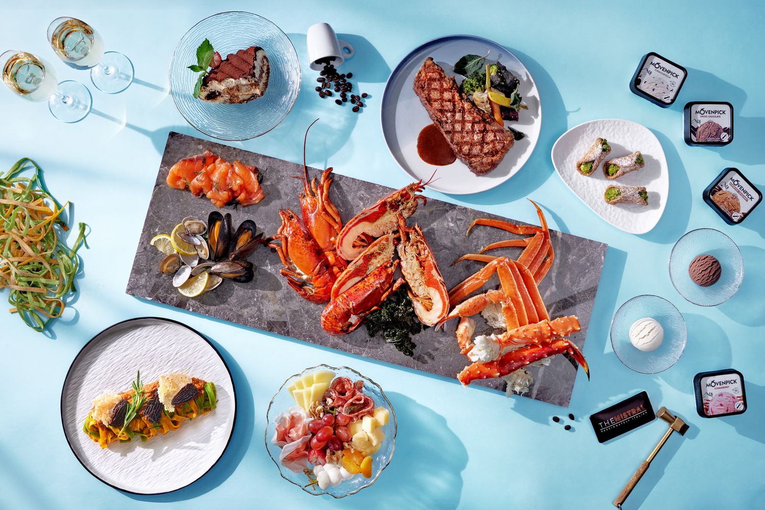 InterContinental Grand Stanford Hong Kong|Il Mistral|Brunch con cocktail il sabato / Brunch con champagne la domenica