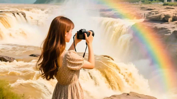 陝西壺口瀑布一日遊【全新2+1頭等艙+贈送延安火車接站】