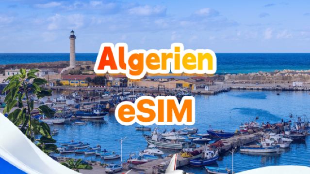 Algerien 4G eSIM | Gesamtpaket | Gesamt 1 GB – 30 GB | 3-30 Tage | QR-Code