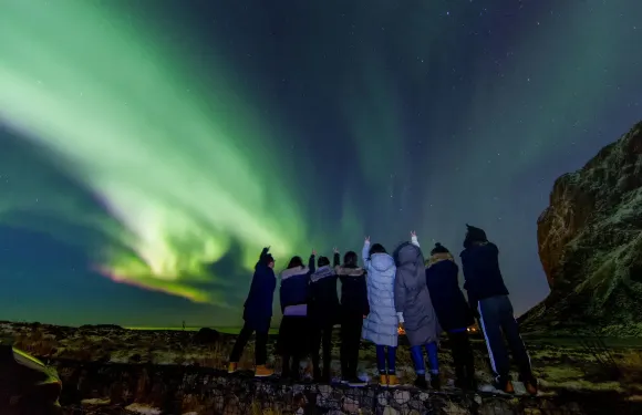 挪威羅弗敦斯沃爾韋爾花式追極光體驗（可選遊船/巴士/雪鞋徒步）