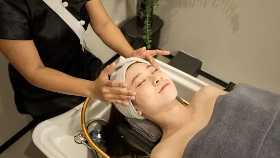 Featured tour starting at 1600 THB: Miu Miu wellness salon – Head spa – Hair care – Head massage